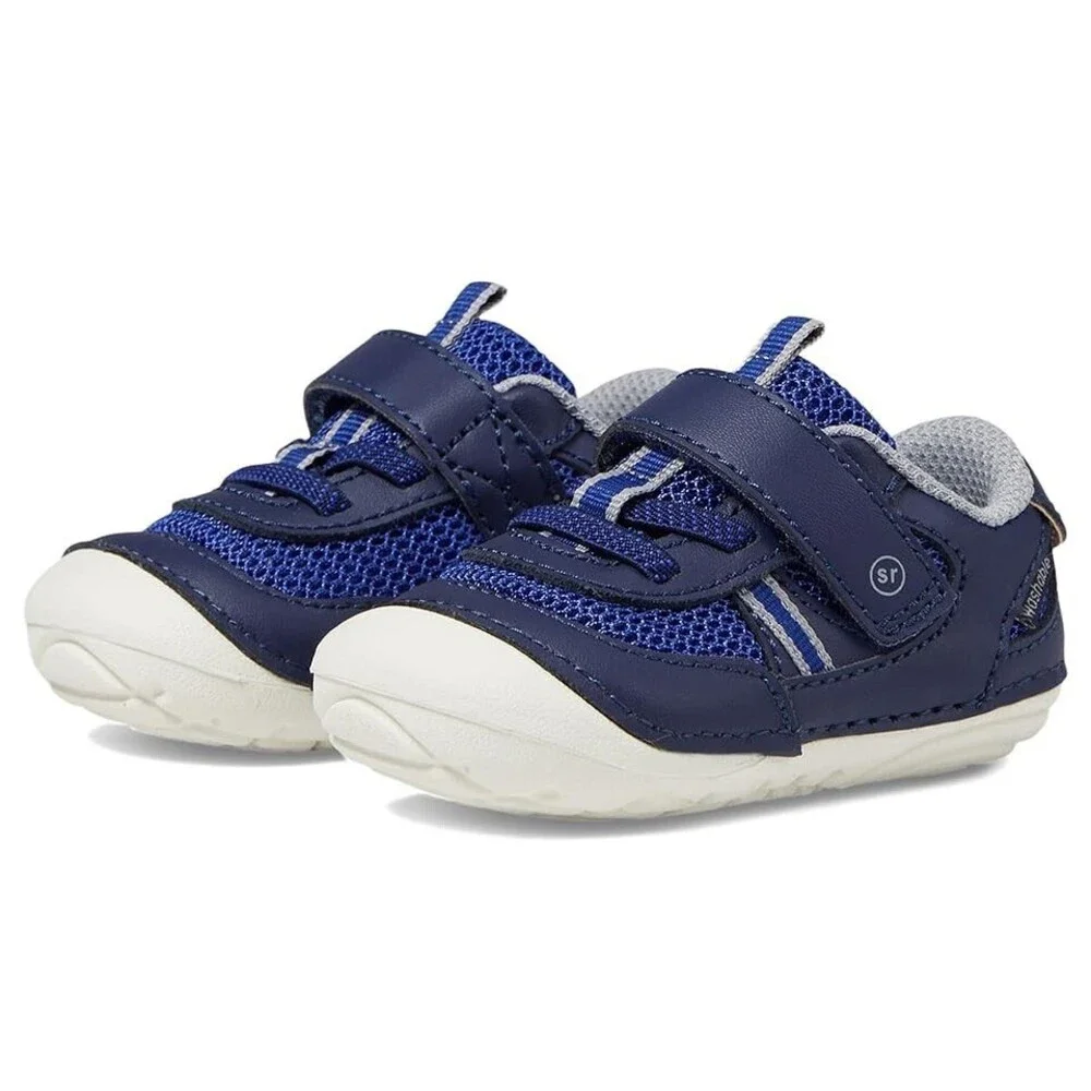 Stride Rite Sm Apollo BB038301 Sneakers Toddler Blue White Casual Shoes FZP528